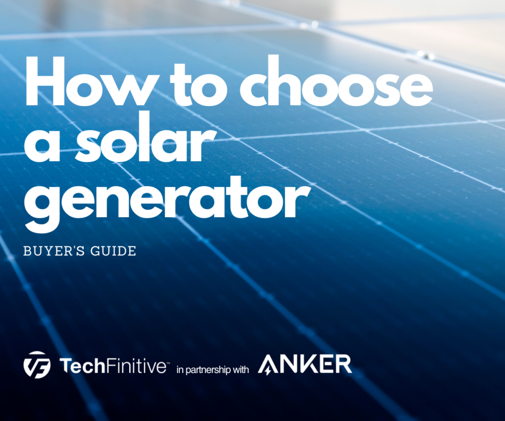 How to choose a solar generator