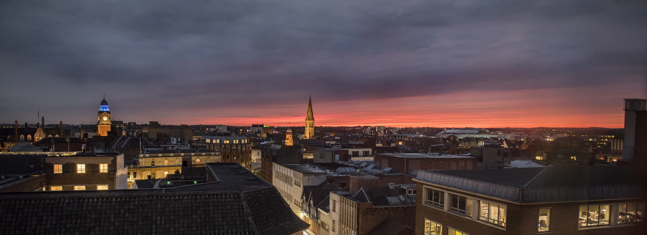 leicester inc ransomware attack - city at night