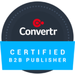 Certified B2B Publisher on Convertr