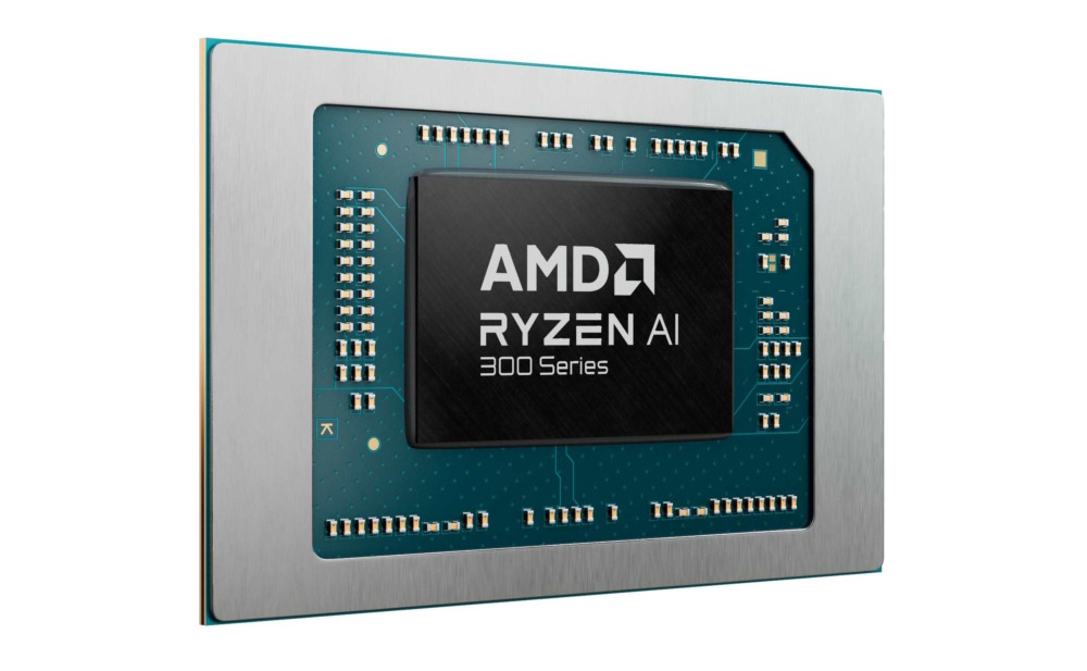 AMD Ryzen AI 300 Series chip shot