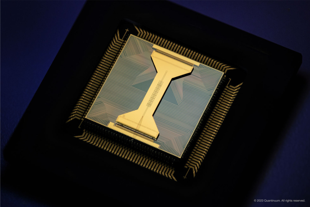 Quantinuum STFC Hartree Centre partnership illustration - System Model H1 quantum processor