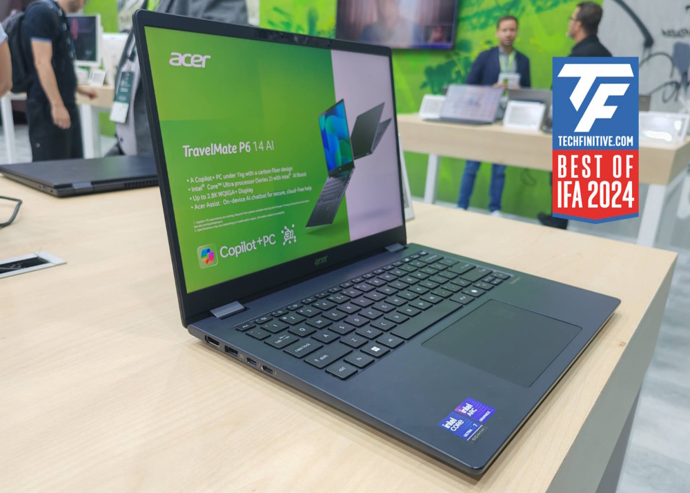 best of ifa 2024 acer travelmate p6 14 ai