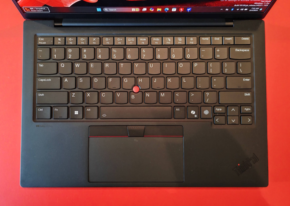 Lenovo ThinkPad X1 Carbon Gen 13 review - keyboard