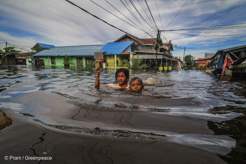 Photo of floods in Palangka Raya, Central Kalimantan, 2021. Digital Exceptionalism