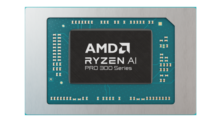 AMD Ryzen AI PRO 300 Series chip shot