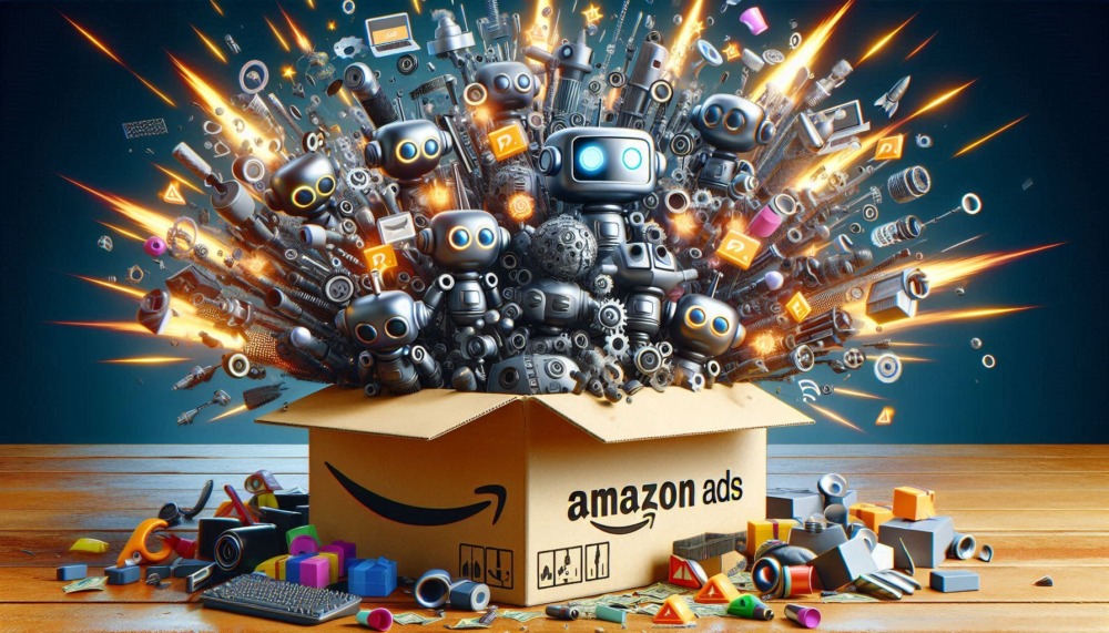 amazon unboxed 2024 - exploding box of AI tools